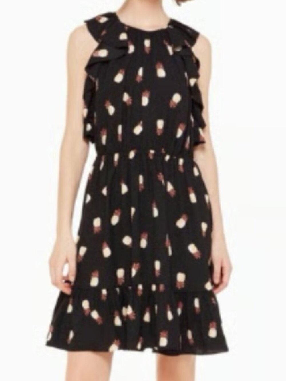 Kate Spade Pineapple Dress By the Pool - Black - Picture 2 of 9